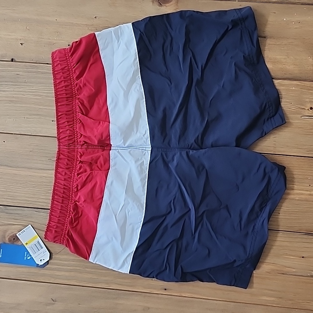 Nautica Men's Swim Trunks - Red, White, & Blue - Picture 5 of 9